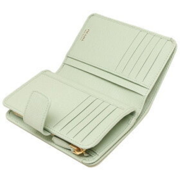 Prada Saffiano Green Bifold Wallet - Picture 4 of 9
